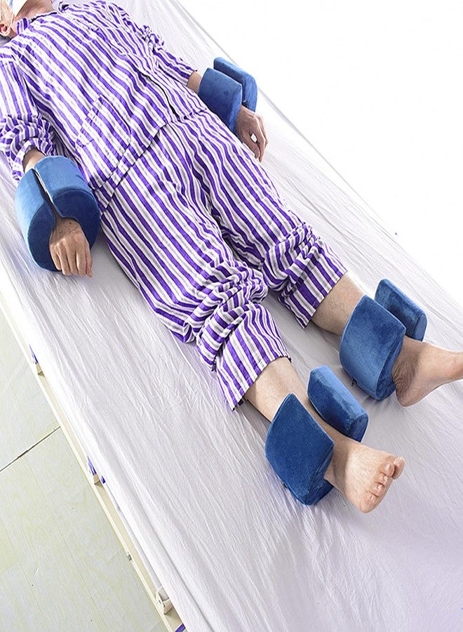 BXT Leg Elevation Pillow Foot Ankle Protector Cushion Foot Foam Elevator Anti-Bedsore Zipper Removable Cover Foot Elevation Pillow Wedge Leg Elevation Support Pad Preventing from Ulcers & Sores & Pressure - Image 2